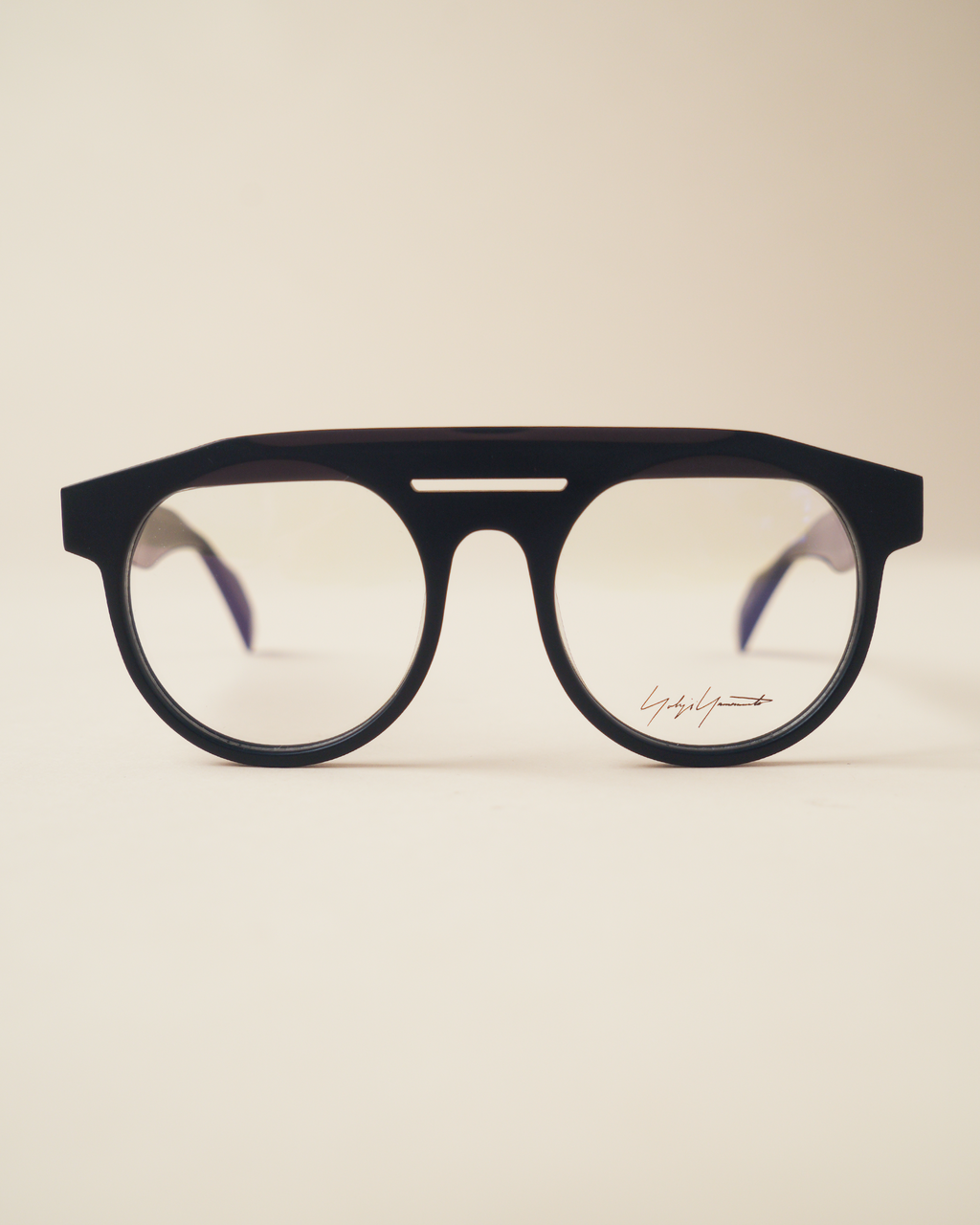Yohji Yamamoto Floating Brow Round Optical Frames