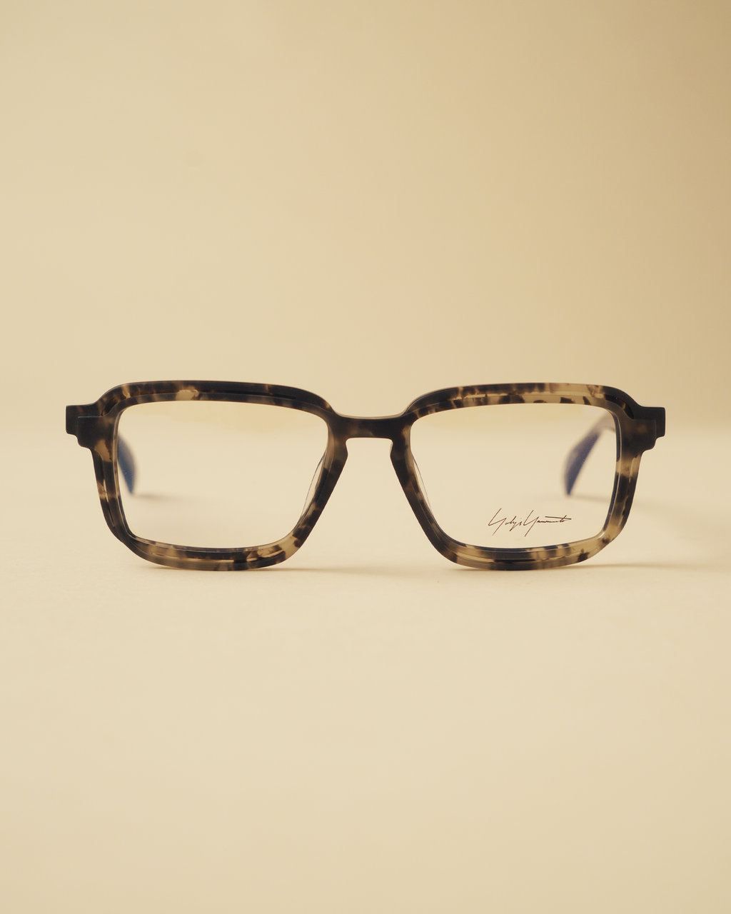Yohji Yamamoto Sculpted Rectangular Optical Frames
