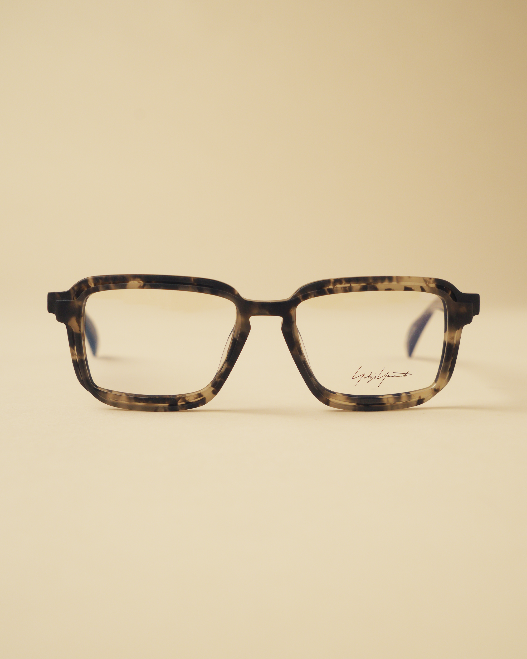 Yohji Yamamoto Sculpted Rectangular Optical Frames
