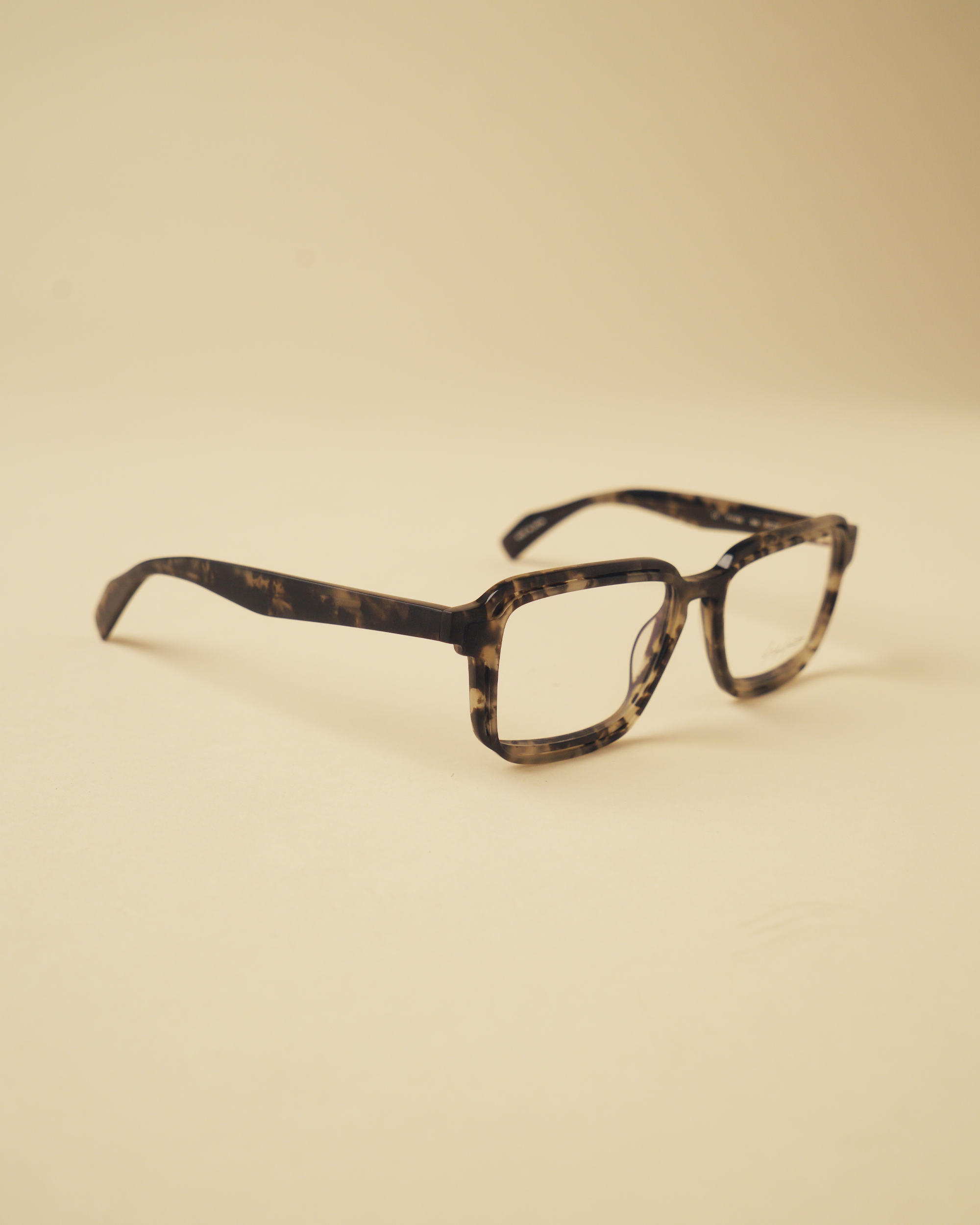 Yohji Yamamoto Sculpted Rectangular Optical Frames