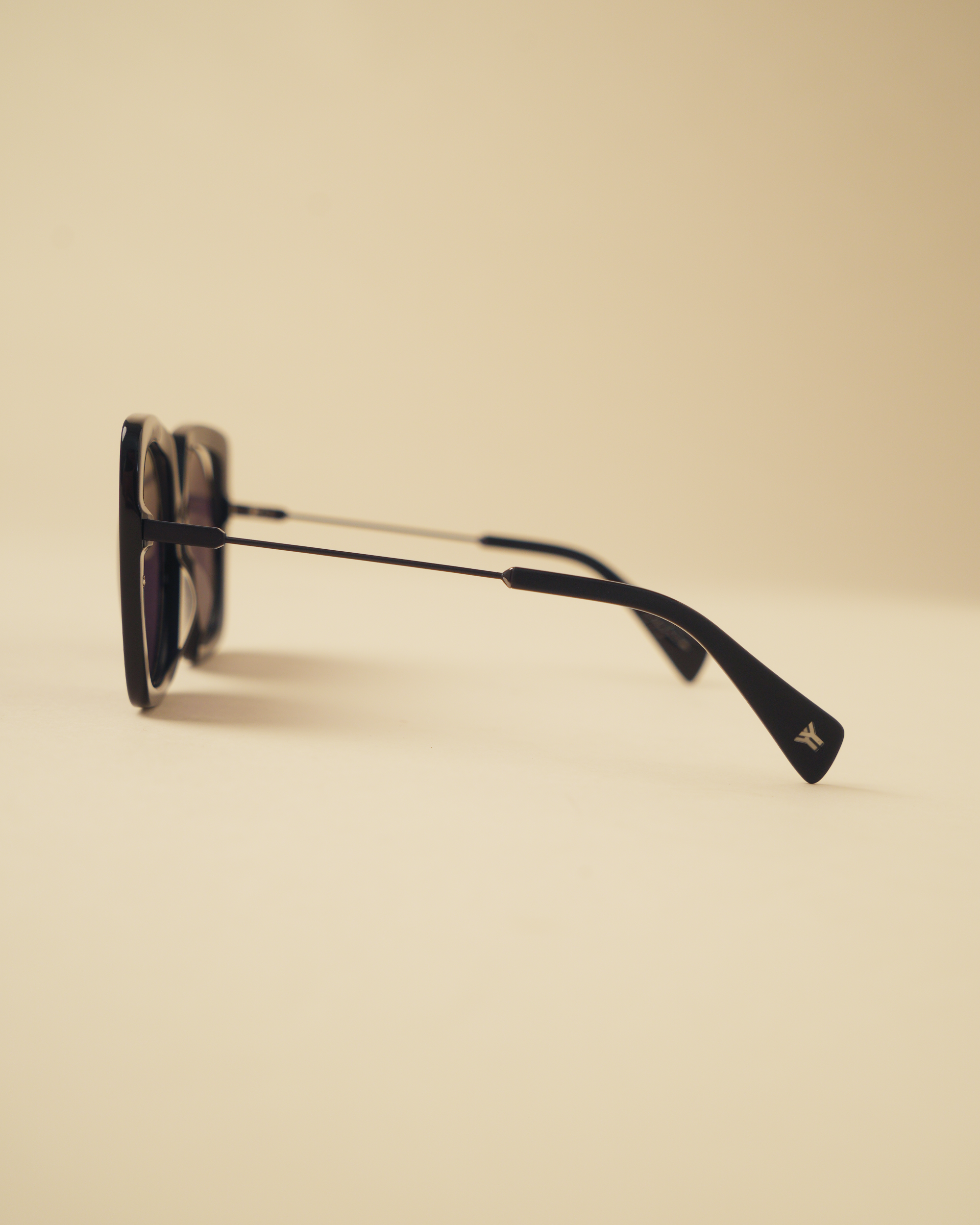Yohji Yamamoto Double Frame Wire-Suspended Sunglasses