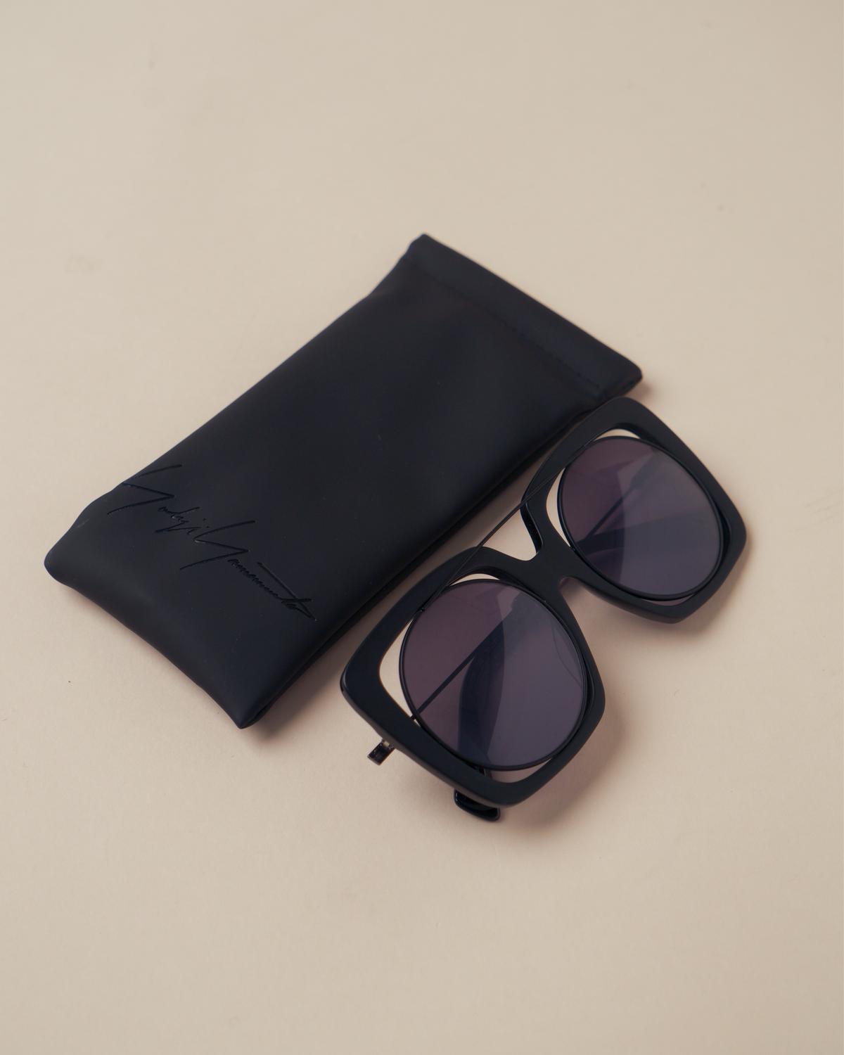 Yohji Yamamoto Double Frame Sunglasses