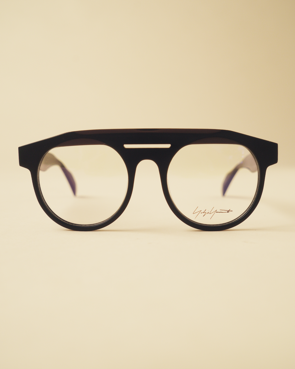 Yohji Yamamoto Floating Brow Round Optical Frames