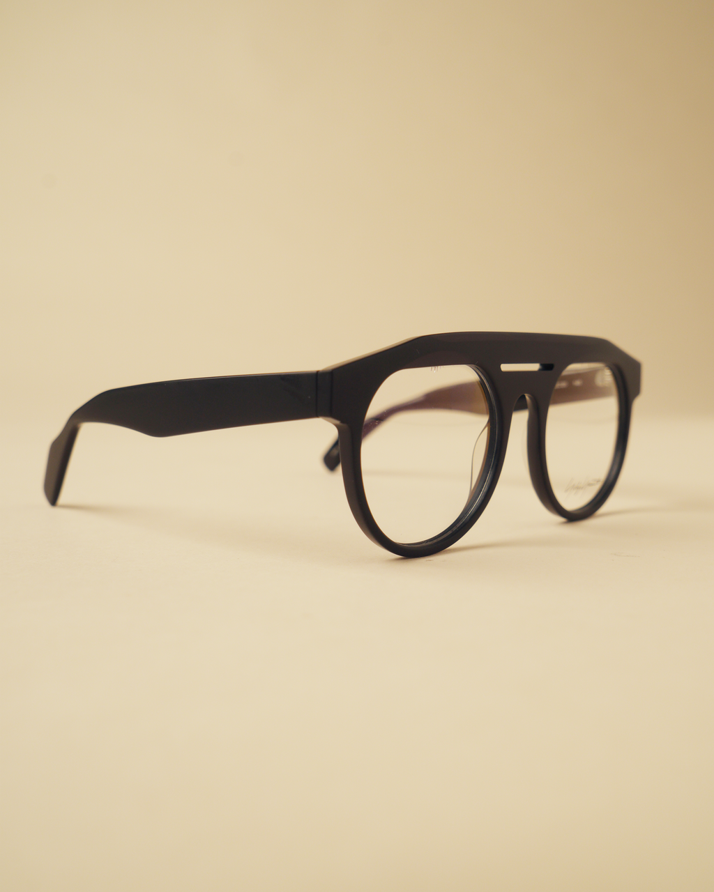 Yohji Yamamoto Floating Brow Round Optical Frames