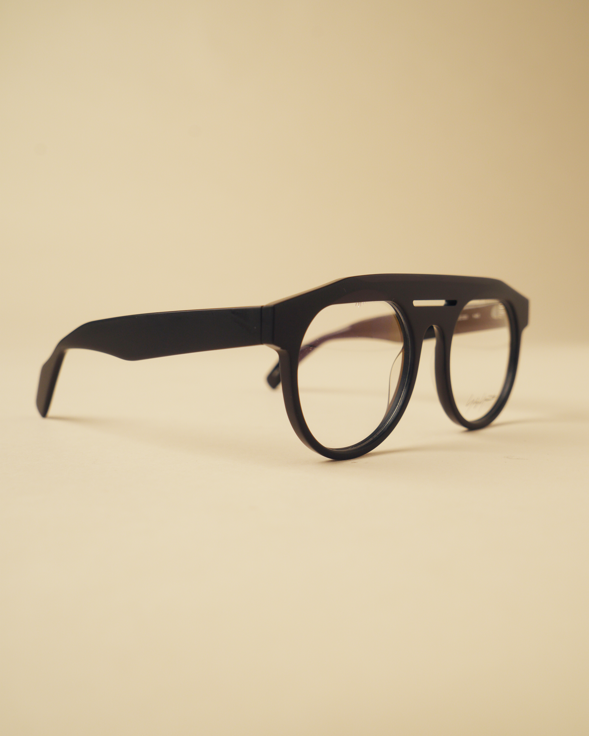 Yohji Yamamoto Floating Brow Round Optical Frames
