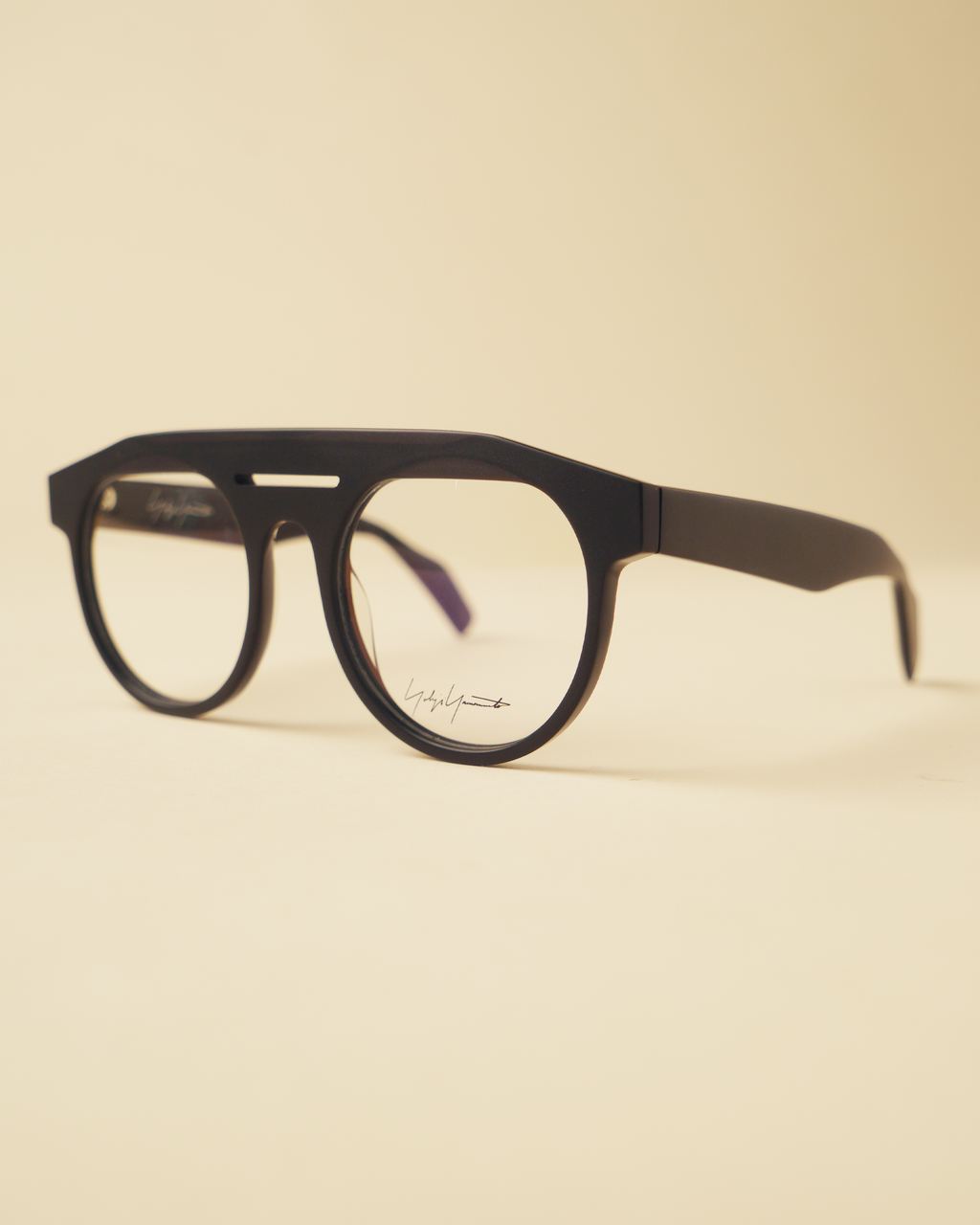 Yohji Yamamoto Floating Brow Round Optical Frames