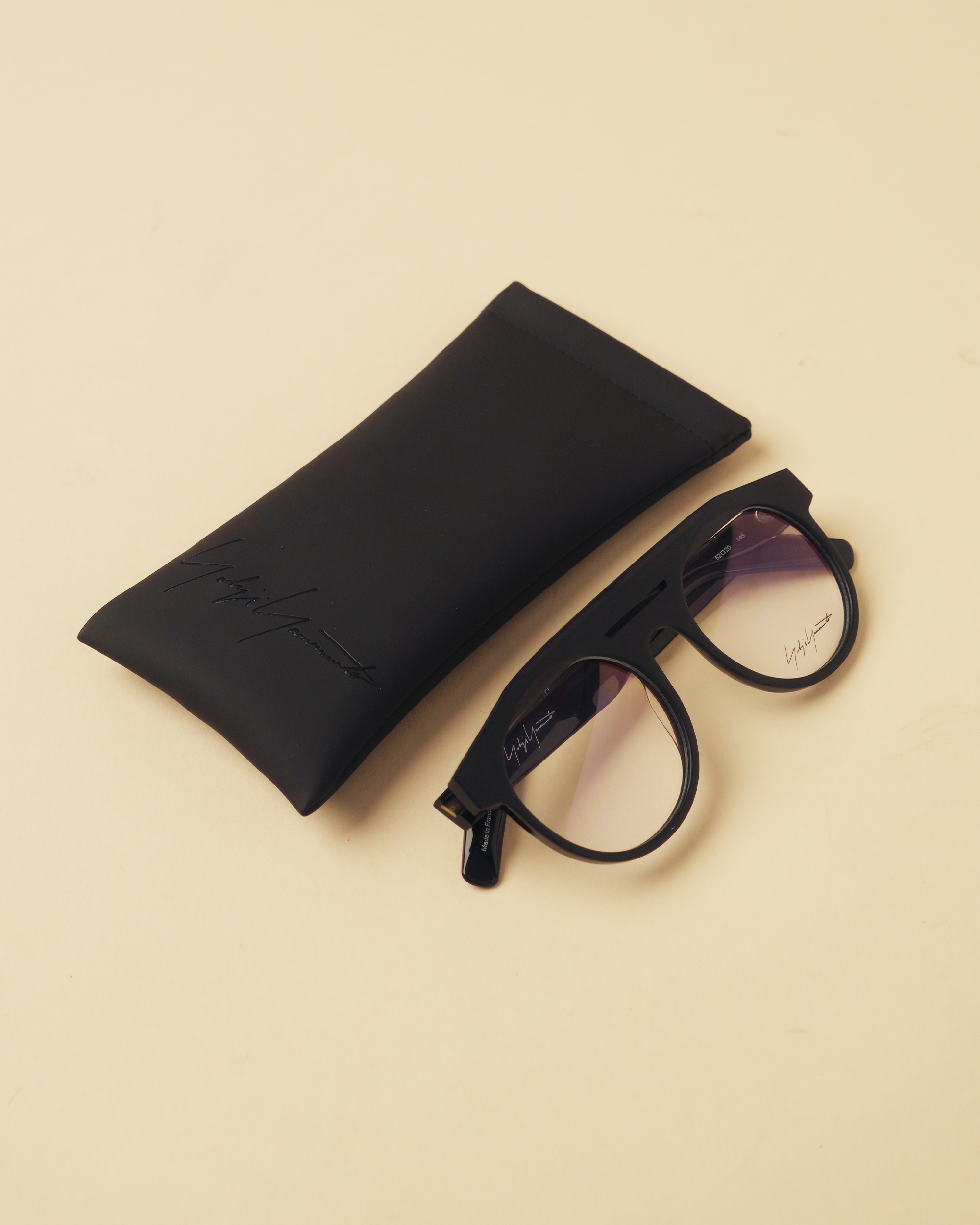 Yohji Yamamoto Floating Brow Round Optical Frames